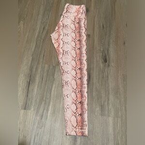 Victorias Secret Pink Snake Print Leggings_S